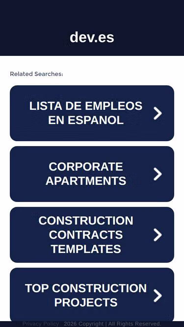 Screenshot of dev.es