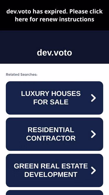 Screenshot of dev.voto