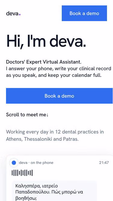 Screenshot of deva.works