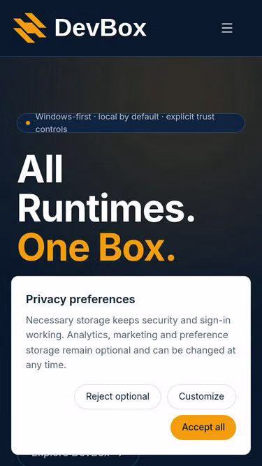 Screenshot of devbox.net.tr