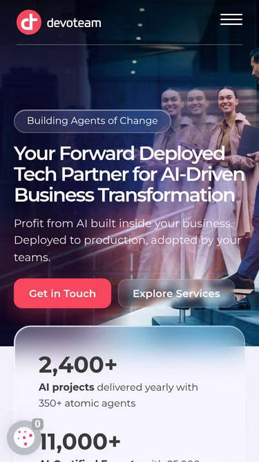 Screenshot of devoteam.rs