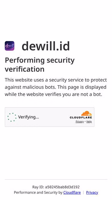 Screenshot of dewill.id