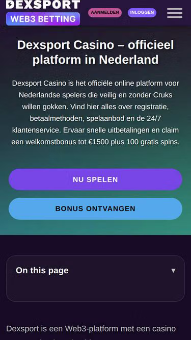 Screenshot of dexsport.one