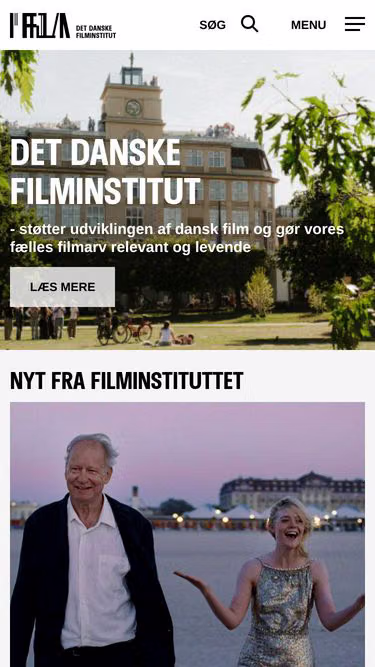 Screenshot of dfi.dk