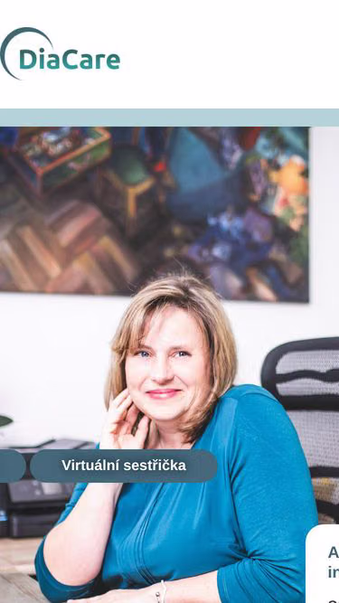 Screenshot of diacare.cz
