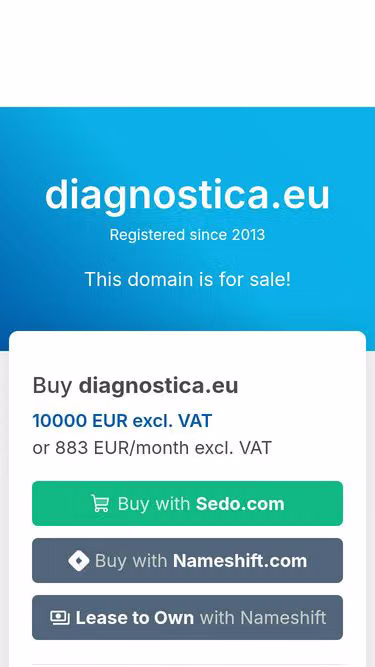 Screenshot of diagnostica.eu