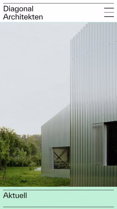 Screenshot of diagonal.ch