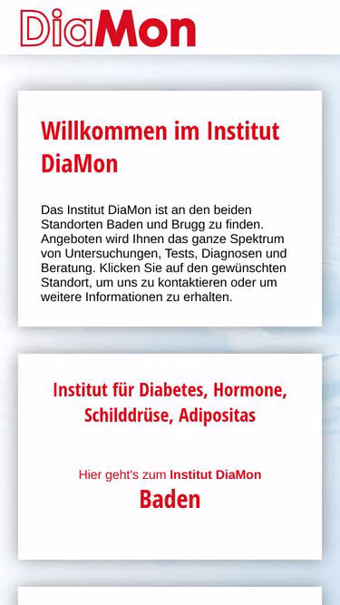 Screenshot of diamon.ch