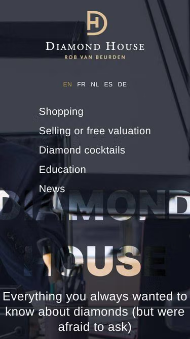 Screenshot of diamondhouse.be