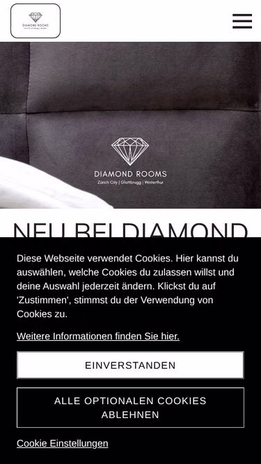 Screenshot of diamondhouse.ch
