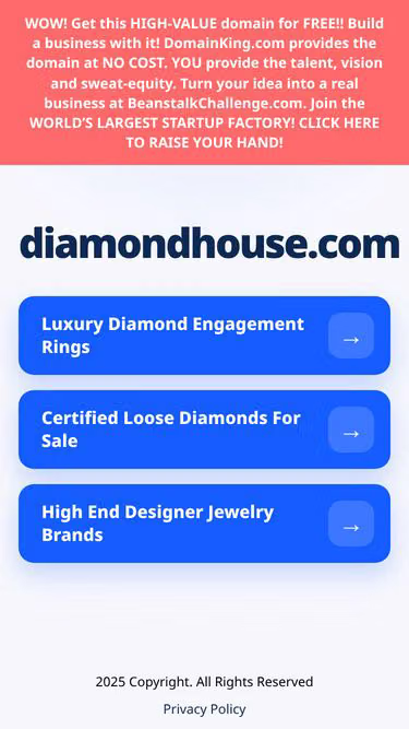 Screenshot of diamondhouse.com