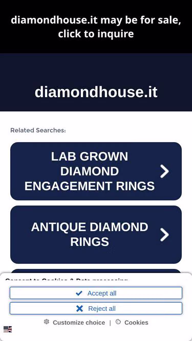 Screenshot of diamondhouse.it
