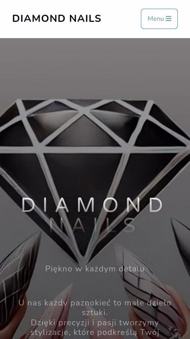 Screenshot of diamondnails.pl