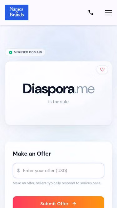 Screenshot of diaspora.me
