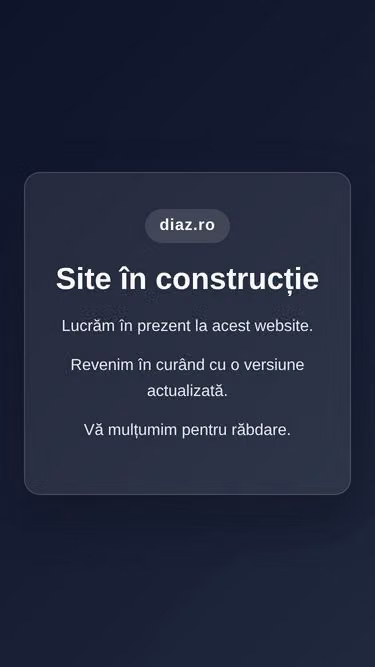 Screenshot of diaz.ro