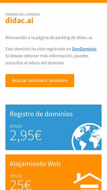 Screenshot of didac.ai