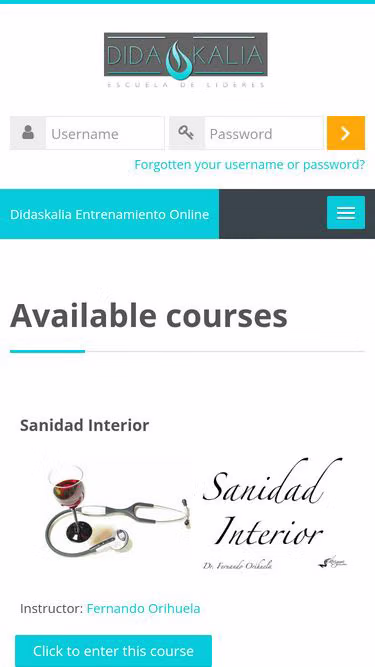 Screenshot of didaskalia.online