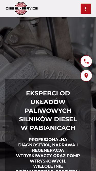 Screenshot of dieselservice.auto.pl