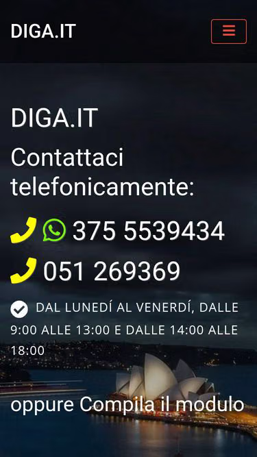 Screenshot of diga.it