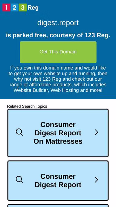 Screenshot of digest.report