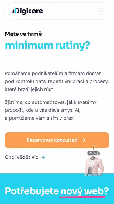Screenshot of digicare.cz