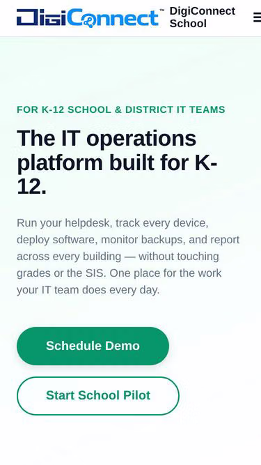Screenshot of digiconnect.education