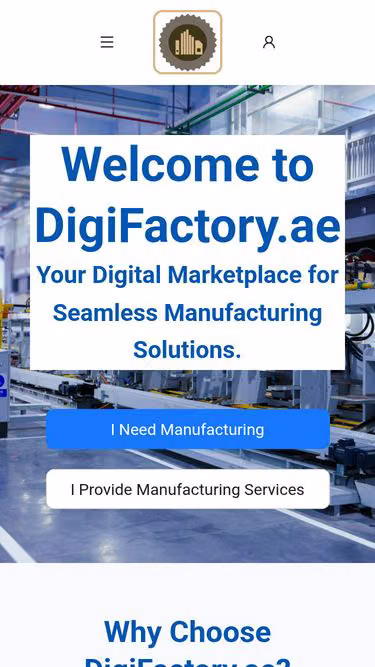 Screenshot of digifactory.ae