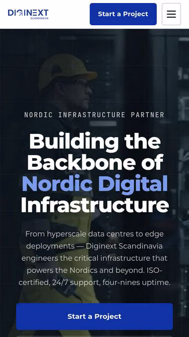 Screenshot of diginext.se