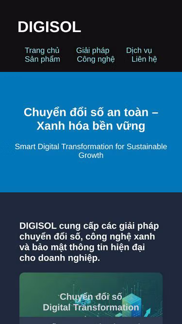 Screenshot of digisol.com.vn