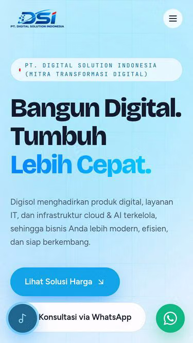 Screenshot of digisol.id
