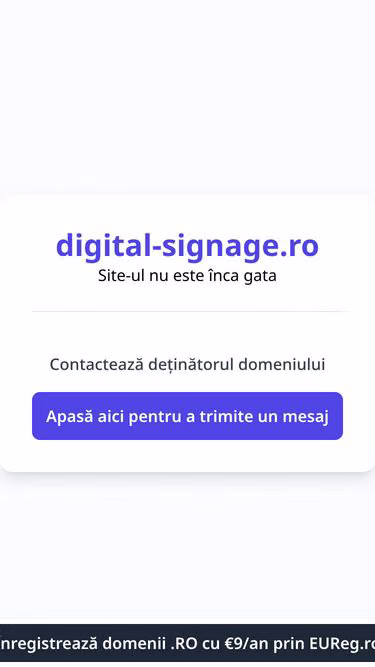 Screenshot of digital-signage.ro