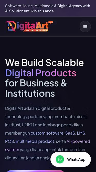 Screenshot of digitalart.co.id
