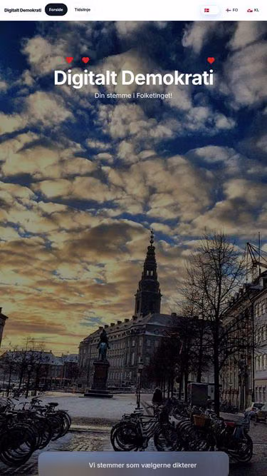 Screenshot of digitaldemocracy.dk
