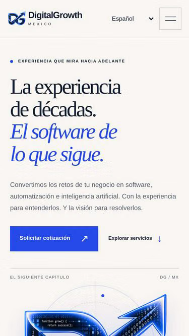 Screenshot of digitalgrowth.com.mx