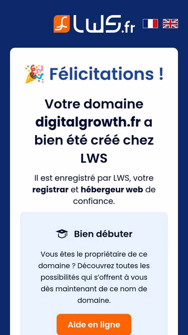 Screenshot of digitalgrowth.fr