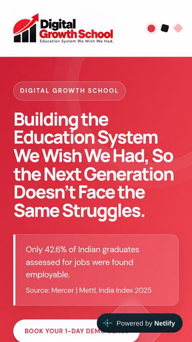 Screenshot of digitalgrowth.school
