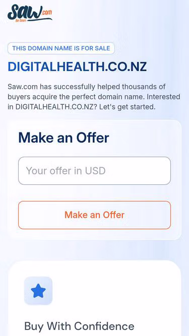 Screenshot of digitalhealth.co.nz