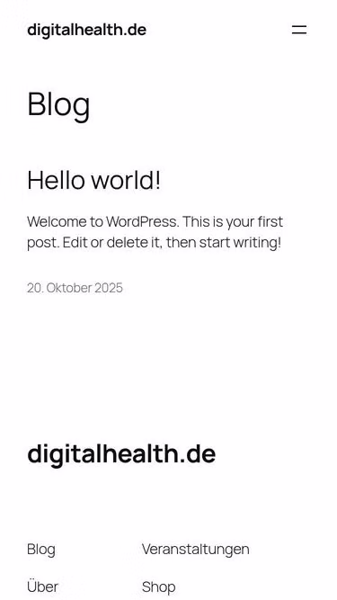 Screenshot of digitalhealth.de