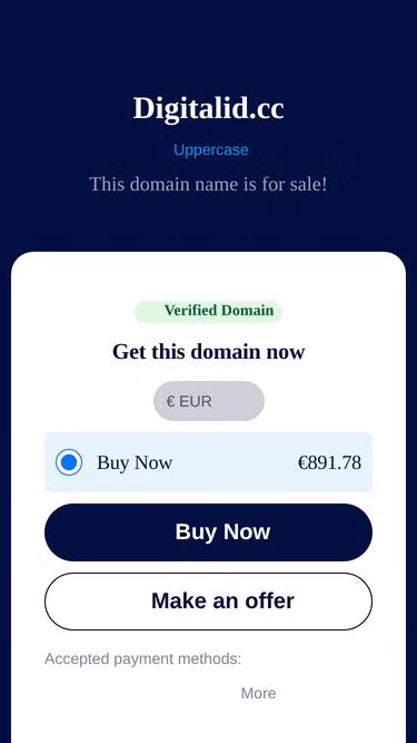 Screenshot of digitalid.cc