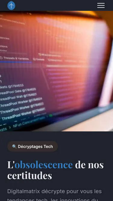 Screenshot of digitalmatrix.fr