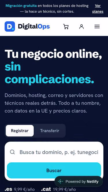 Screenshot of digitalops.es