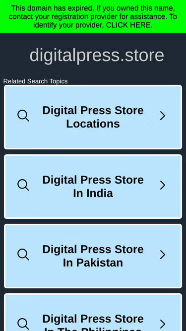 Screenshot of digitalpress.store