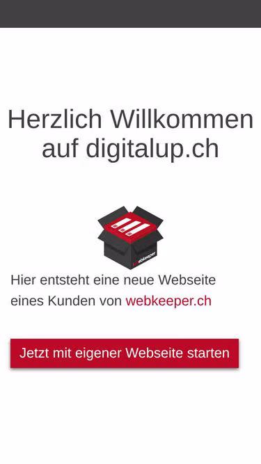 Screenshot of digitalup.ch