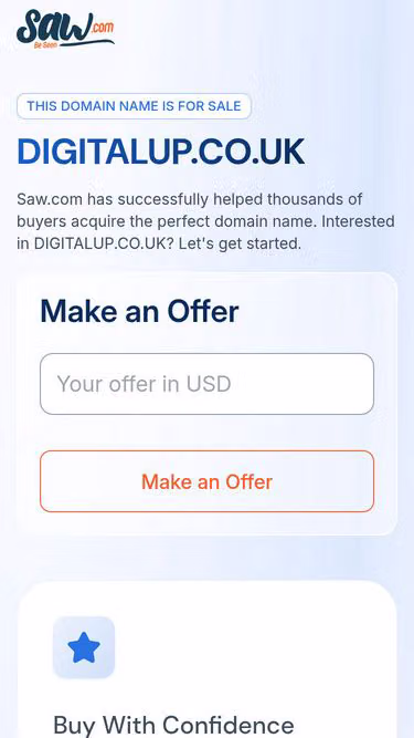 Screenshot of digitalup.co.uk