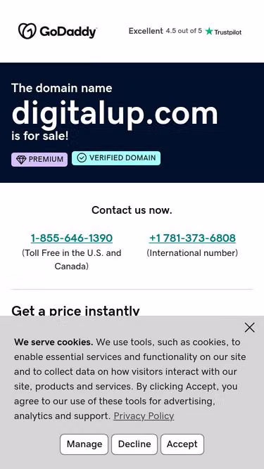 Screenshot of digitalup.com