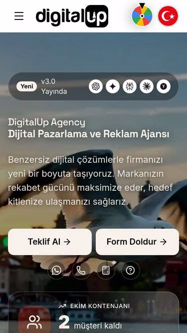 Screenshot of digitalup.com.tr