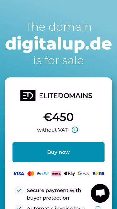 Screenshot of digitalup.de