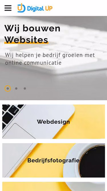 Screenshot of digitalup.nl