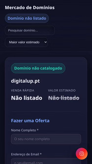 Screenshot of digitalup.pt