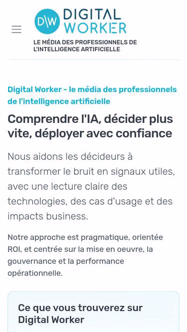 Screenshot of digitalworker.net